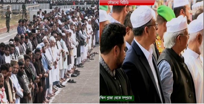 লাখো মানুষের উপস্থিত...