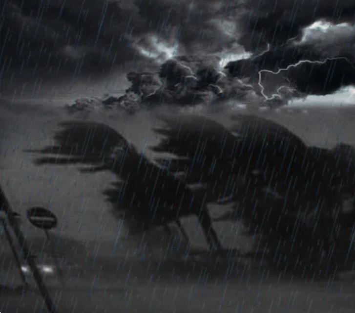 ৮০ কিলোমিটার বেগে ঝড়...